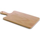 Mikasso Ağaç Kesim Panosu 35X17,5 cm Ahşap Krem