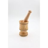 Mikasso Ahşap Mini Havan (15CM) Ahşap
