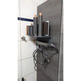 Mikasso Airwrap Multistyler ile Uyumlu Gri Stand, Düzenleyici Saç Şekillendirici Standı / Duvara Monte Gri - Çok Renkli