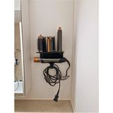 Mikasso Airwrap Multistyler ile Uyumlu Stand, Düzenleyici Saç Şekillendirici Standı / Duvara Monte Siyah - Çok Renkli