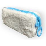 Mikasso Akkuş Big Zip Boom Tüylü Peluş Kalem Kutu Kalemlik MNS-KK01 Munis Tekstil Mavi - Çok Renkli