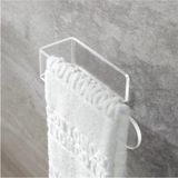 Mikasso Akrilik 8mm Şeffaf Pleksiglas Havlu Kağıt Rulo Havluluk Peçetelik Yapışkanlı Tasarım Banyo Askısı Be - Çok Renkli