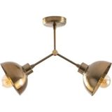 Mikasso Akrobat Model Modern Ikili Metal Sarkıt Avize Cafe Metal 2 E27 Altın Salon / Oturma Odası - Çok Renkli