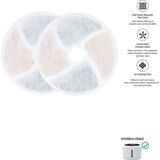 Mikasso Aktif Karbon Yedek Filtre 2 Adet (KPF-10550 Su Pınarı Uyumlu) Beyaz - Çok Renkli