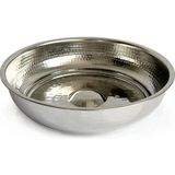 Mikasso Anadolu Beyaz Bakır Hamam Tası 20CM Metal Beyaz - Çok Renkli