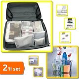 Mikasso Anne Bebek Hastane Çantası Düzenleyici 6 Parça + Pratik Bölmeli Düzenleyici Sepet - 2li Set L4B1E6 T - Çok Renkli