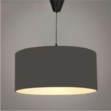 Mikasso Anrasit Avize Tekli Kumaş Sarkıt Çap 30 cm AV125 Kumaş 1 E27 Gri Salon / Oturma Odası - Çok Renkli