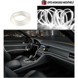 Mikasso Araç Içi Neon Aydınlatma LED Göğüs Torpido Ledi Neon Ip LED Beyaz 2 Metre - Çok Renkli