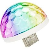 Mikasso Araç Içi Oto Araba Disko Topu Sese Duyarlı LED USB LED Lamba - Çok Renkli