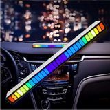 Mikasso Araç Içi Rgb LED Çubuk Sese Duyarlı USB Girişli Şarjlı Değil - Çok Renkli