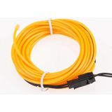 Mikasso Araç Içi Torpido Şerit Ledi Renkli Ip Neon LED 3 Metre Sarı - Çok Renkli