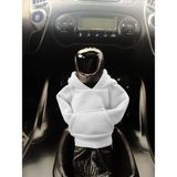 Mikasso Araç Içi Vites Kapşonlu Kılıfı - Vites Hoodie- Beyaz - Çok Renkli