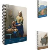 Mikasso Art Master 3 Adet 100 Yaprak Kareli Orta Boy Defter Karton Spiralli Kareli 100 Yaprak Orta Boy Beyaz - Çok Renkli