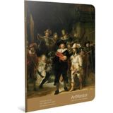 Mikasso Art Master Desenli Kareli Defter 19X26 cm 60 Yaprak Sert Düz Kareli Orta Boy Siyah Okul Defterleri - Çok Renkli