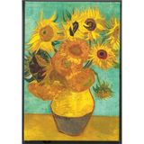 Mikasso Art Of World / Van Gogh Sun Flowers 14X20 Sert Kapak Çizgili Defter 96 Yp Karton Düz Çizgili 100 Yap - Çok Renkli