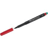 Mikasso Asetat Kalemi 0.4mm S Üç Renk Faber Castel Asetat CD Kalemi Kırmızı - Çok Renkli
