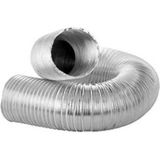Mikasso Aspiratör Borusu 3 Metre Telli Kopmayan Davlumbaz Baca Flexible 127 mm