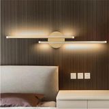 Mikasso Asya Modern Tasarım Eskitme Renk Gün Işığı Ledli Banyo - Mutfak - Salon LED Aplik Metal Kahverengi - Çok Renkli