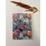 Mikasso Atakids Lizy Çizgili Okul Not Defteri (15×21 Cm, 80 Yaprak) Karton Düz Çizgili Orta Boy Mavi Not Def - Çok Renkli