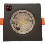 Mikasso Atlantis 6 Watt 6W Cob LED Spot Siyah Kasa Kare Beyaz Işık Iç Çap:7cm Dışçap:9cm 480LM - Çok Renkli