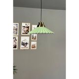 Mikasso Avilla Mint Tekli Metal Avize Kum Saati Başlık Cafe Mutfak Modern Sarkıt Aydınlatma Metal 1 E27 Yeşi - Çok Renkli