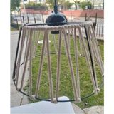 Mikasso Avize Metal 1 E27 Bej Salon / Oturma Odası - Çok Renkli