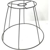Mikasso Avize Teli Avize Iskeleti Siyah Boyalı Tel.alt Genişlik. 30 cm .üst 18 cm Yükseklik. 24 Cm. Metal 1 - Çok Renkli