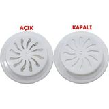 Mikasso Ayarlı Doğalgaz Menfezi Plastik