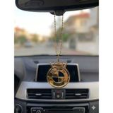 Mikasso Ayna Süsü Bmw Logolu Dikiz Aynası Süsü Şeffaf Pleksi Üzerine Gold Pleksi - Çok Renkli
