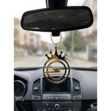 Mikasso Ayna Süsü Opel Logolu Dikiz Aynası Süsü Şeffaf Pleksi Üzerine Gold - Çok Renkli