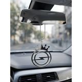 Mikasso Ayna Süsü Opel Logolu Dikiz Aynası Süsü Şeffaf Pleksi Üzerine Krom - Çok Renkli