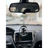 Mikasso Ayna Süsü Peugeot Logolu Dikiz Aynası Süsü Şeffaf Pleksi Üzerine Krom - Çok Renkli