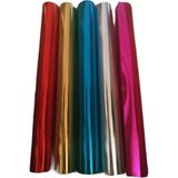 Mikasso Aynalı Metalik Metalize Fon Kartonu 50X70CM 5 Adet (5 Farklı Renk) - Çok Renkli