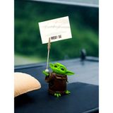 Mikasso Baby Yoda Figürlü Not Tutucu Masaüstü Not Tutacağı Metal Kıskaç Notluk Diğer Not Tutacağı - Çok Renkli
