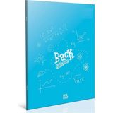 Mikasso Back A4 40 Yaprak Tel Dikişli Plastik Kapak Defter (4979) Çizgili Açık Mavi Karton Düz Çizgili 40 Ya - Çok Renkli