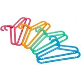 Mikasso Bagıs Çocuk 35 cm Bebek Giysi Elbise Askısı 8 Adet Renkli - Plastik - 8