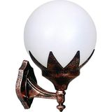 Mikasso Bahçe Aplik Lambası - Bahçe Aplik Aydınlatma Siyah Renk Boy 38CM - Çok Renkli