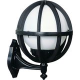 Mikasso Bahçe Aydınlatması Park Teras Balkon Bahçe Modern Aplik Siyah Bahçe Lambası Boy 34CM - Çok Renkli