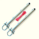 Mikasso Balkon Çamaşır Askılığı Çamaşırlık Kurutma Askısı Küpeşte Kıyafet Elbise Kurutmalık Metal Askılık Me
