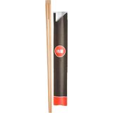 Mikasso Bambu Yıkanabilir Yemek Çubuğu - Chopstıck Çin Yemek Çubuğu 25 Çift / Paket Bambu Beyaz