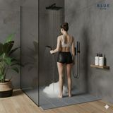 Mikasso 🆕banyo Duş Havuz Kapı Önü - Kare Petek Mat Kaymaz Kaydırmaz Pvc Paspas Gri En : 90CM. Gri 🚿 Plastik - Çok Renkli