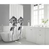 Mikasso Banyo Duş Perdesi 3391 Tek Kanat 1X180X200 Turuncu - Çok Renkli