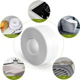 Mikasso Banyo Duvar Köşe Sızdırmazlık Bandı Lavabo Kenar Küfe Dayanıklı Su Geçirmez Kendinden Yapışkanlı Bey