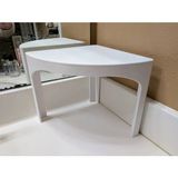 Mikasso Banyo Köşe Rafı Plastik Kapaksız Beyaz 170 x 23 x 60 Modern - Çok Renkli