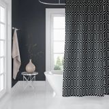 Mikasso Banyo Perdesi 1X120X200 Tek Kanat Duş Perdesi Halka Hediyeli 1076 Çok Renkli