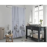Mikasso Banyo Perdesi Tek Kanat 1X120X200 Duş Perdesi 2200 Bej - Çok Renkli