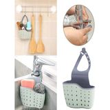 Mikasso Banyo ve Mutfak Musluk Askılı Bulaşık Süngeri ve Sabunluk Süzgeçli Düzenleyici Plastik Çok Renkli
