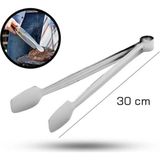 Mikasso Barbekü Mangal Maşası Büyük 010133 Plastik Beyaz
