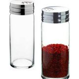 Mikasso Basic Cam Tuzluk - 2 Li Tuzluk Biberlik Baharatlık 230 Ml. Cam