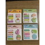 Mikasso Baskılı Desenli Yapışkanlı Notlar Karışık Ölçü 4 Takım ( Postit ) Set 5 Yapışkanlı Not Kağıdı - Çok Renkli